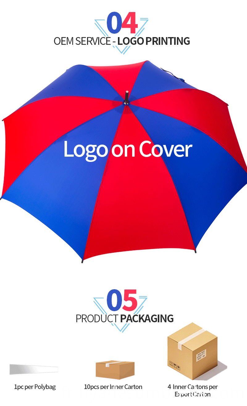 Conscience droite ouverte manuelle de marque de publicité de parapluie Manual Open Straight Umbrella Advertising Brand Awareness